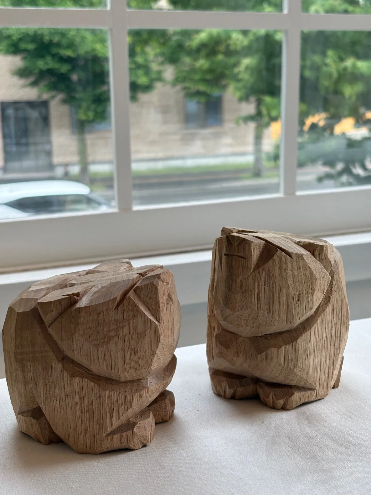 上向き　左H10㎝×W10cm　在庫あり　右H11cm×W11cm　SOLD OUT